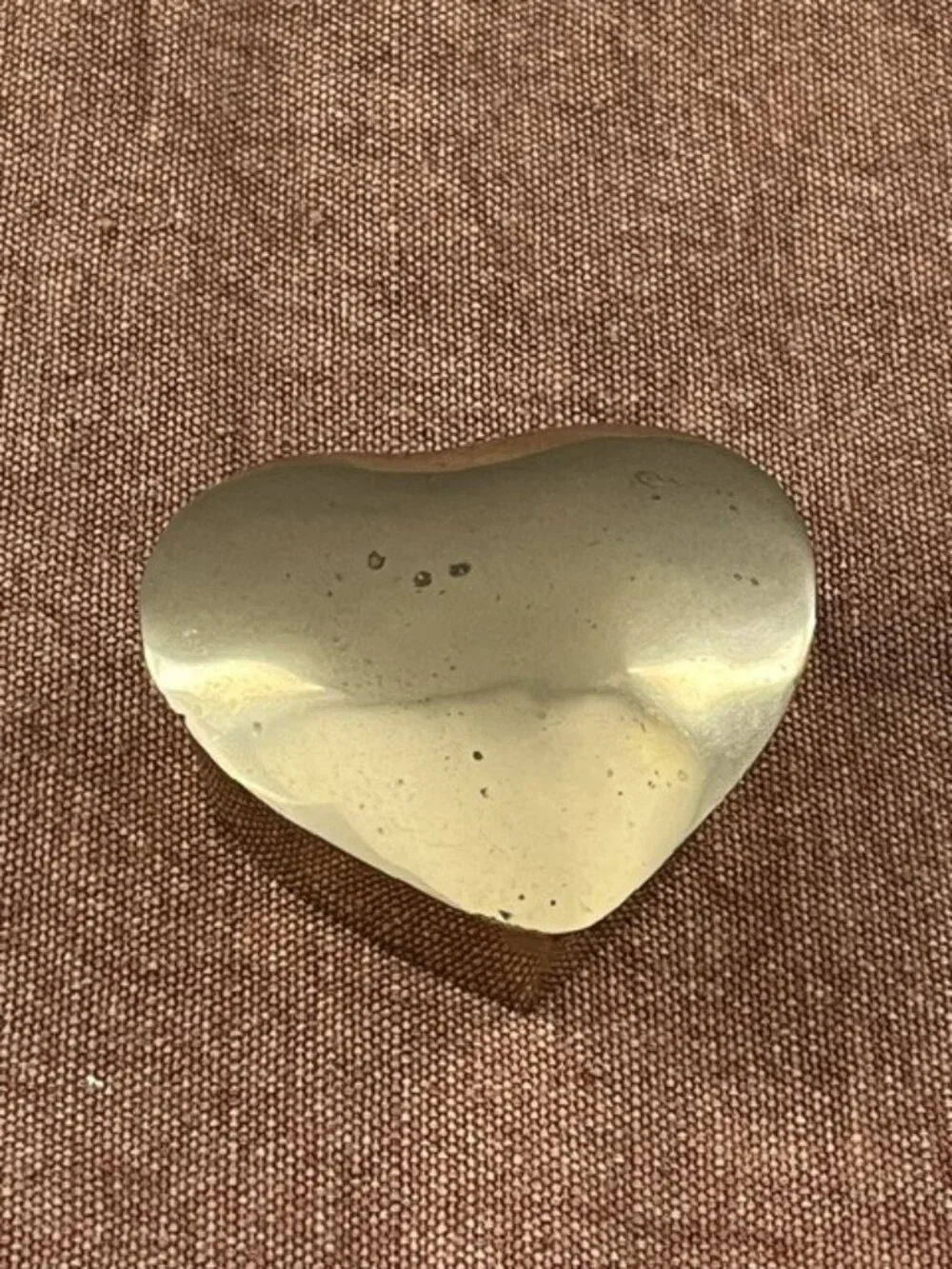 Vintage Brass Heart Shaped Trinket Box India